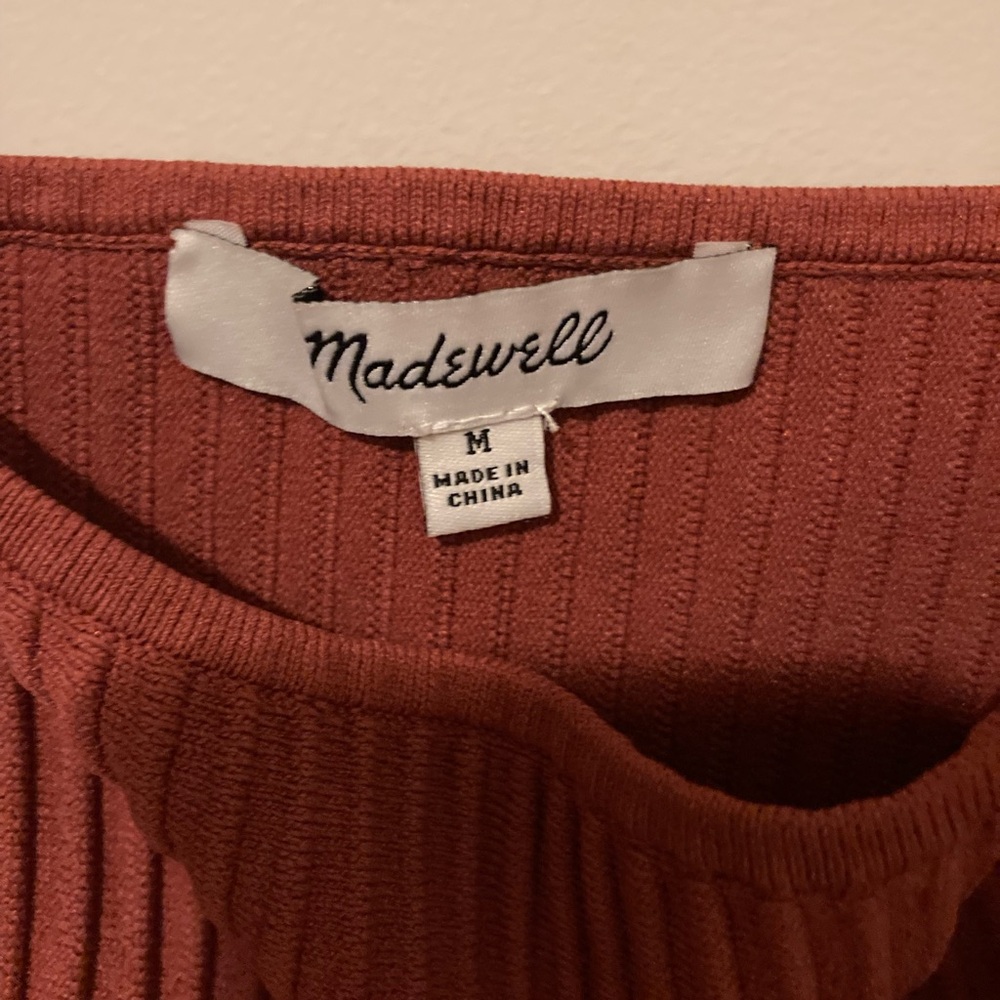 Madewell Cropped Ribbed Tank - Picture 3 of 4